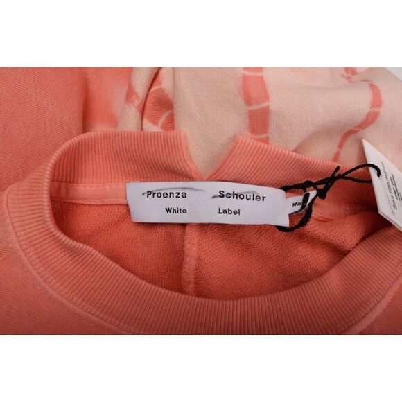 Proenza Schouler White Label Womans Sweatshirt Tie Dye Pink Salmon Size S NWT - Picture 6 of 6